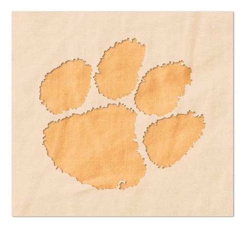 Plantilla Del Logotipo De Pata De Clemson Tigers 14 Mil...