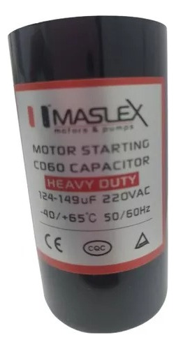 Capacitor De Arranque  124-149uf 220v Alto Torque Tienda