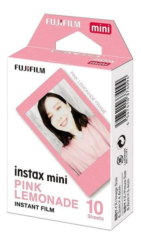 Fujifilm Cartucho Fuji Instax Mini Pink Lemonade (10 Hojas)