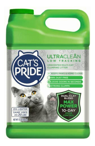 Cat's Pride Max Power Ultraclean Arena Aglomerada De Bajo