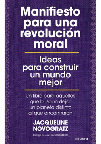 Manifiesto Para Una Revolución Moral.jacqueline Novogratz