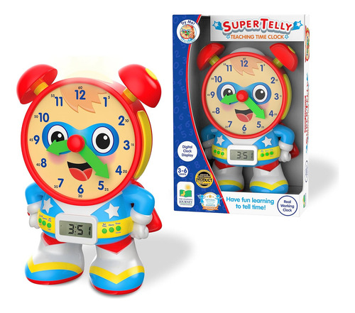 The Learning Journey - Super Telly Teaching Time Clock -...