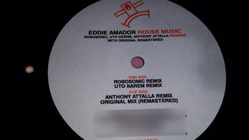 Eddie Amador House Music (remixes) Vinilo Maxi Usa 2016