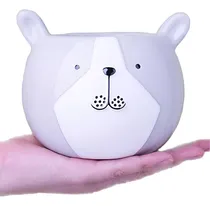 Comprar Maceta Oso Redondo Gris Gorsh Cerámica Sipi Shop