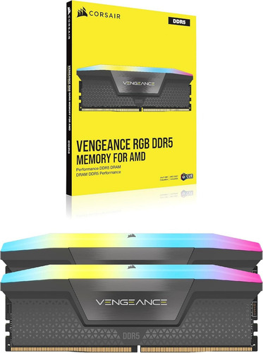 Memoria Ddr5 32 Gb 6400 Mhz Rgb Corsair Vengeance (2x16gb)