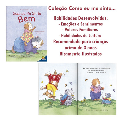 Coleção Como Eu Me Sinto... 7 Livros Com Valores Familiares