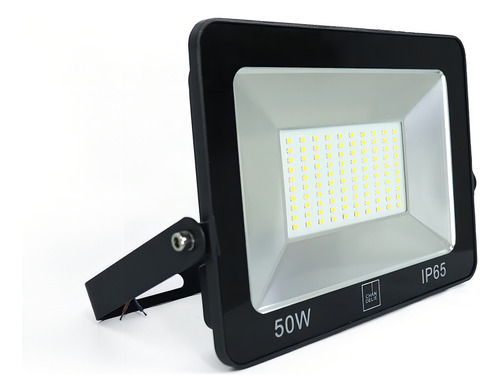 Refletor Led Holofote 50w Branco Quente Resistente Água Cor da carcaça Preto Cor da luz Branco-quente