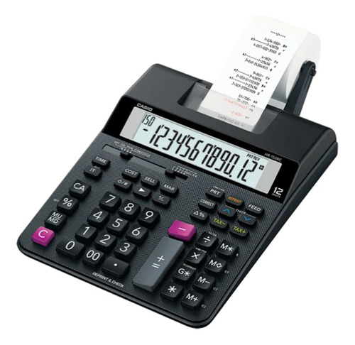 Calculadora Sumadora Casio Hr-150rc-bk Somos Tienda