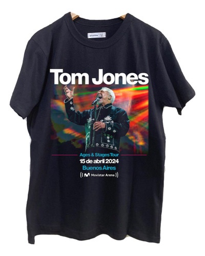 Remeras Estampadas Dtg Full Hd Tom Jones Movistar Arena