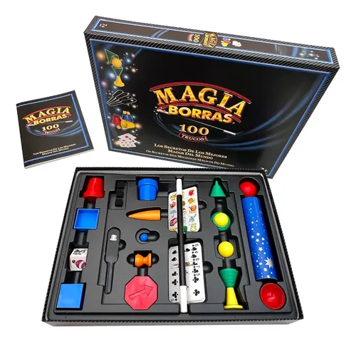 Kit De Magia Para Niños – Más De 90 Trucos Con 10 Accesorios, Varita Mágica E Instrucciones, Regalo Para Principiantes Desde 6 Años