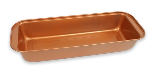 Budinera Molde Budin Ingles Pan Antiadherente 35 Cm Bronce