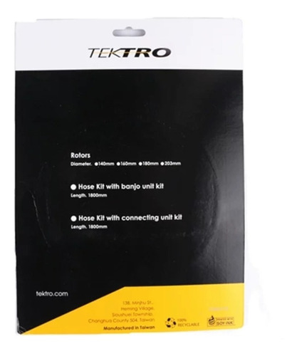 Imagen 3 de 3 de Par De Disco De Frenos Para Bicicleta 6 Huecos 160mm Tektro