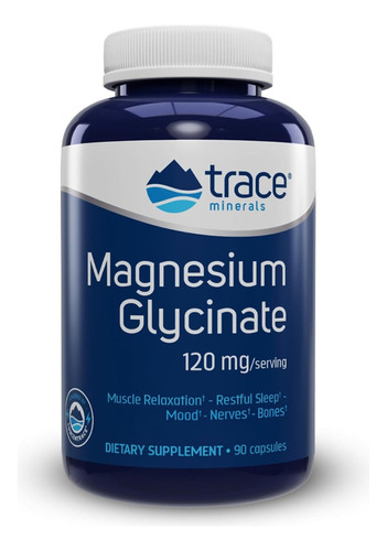 Glicinato Magnesio 90caps 120mg - - Unidad a $2362