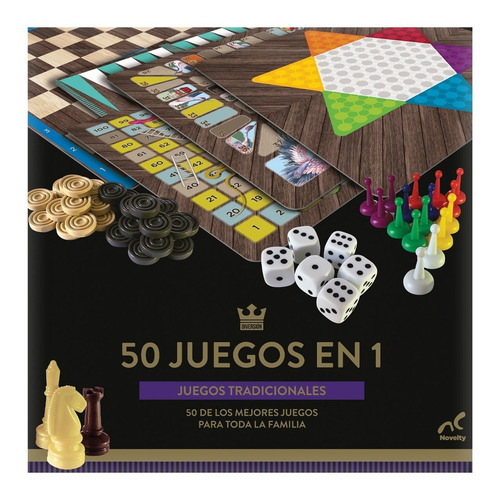 Juego De Mesa Novelty 50 Juegos En 1 Para Toda La Familia