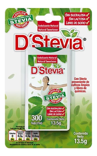 D'stevia 300 Tabletas- 13.5g