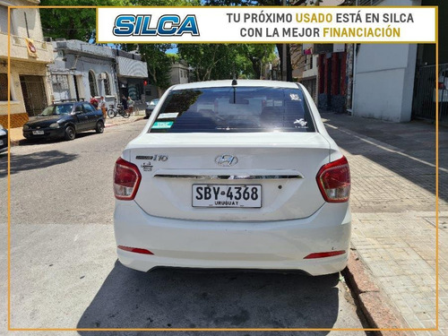Hyundai I10 Grand I10 Sedán 2015 Blanco 4 Puertas