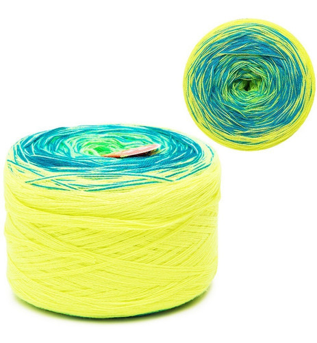 Fio Prisma Circulo 600m 150g Tex 250 Crochê Tricô Cor 9819- Shock Neon