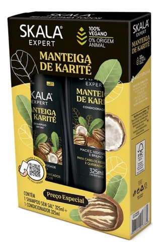 Skala Kit Shampoo Y Acondicionador Manteca De Katite