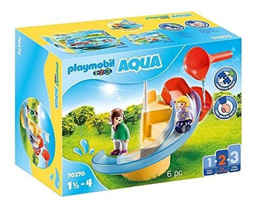 Tobogán Acuático Playmobil Multicolor, 20 X 16 X 20 Cm