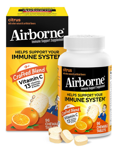 Airborne - Pildoras Masticables De Vitamina C