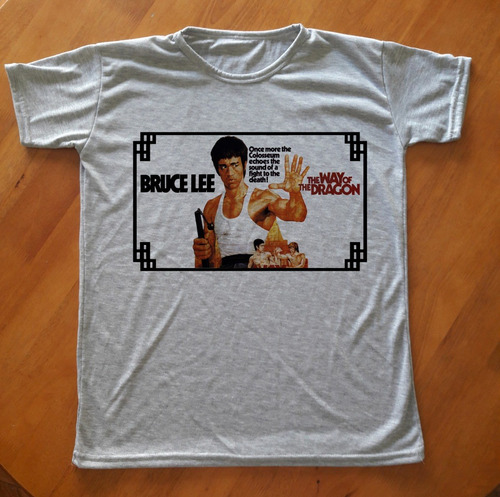 Remera Bruce Lee - Way Of The Dragon - Mundo Absurdo Cod04