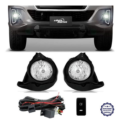 Kit Farol Milha Auxiliar De Neblina Hilux Sw4 2006 A 2011