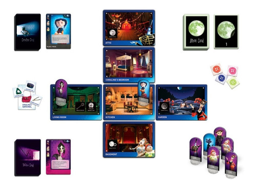 Juego De Mesa Coraline Cuidado Con La Otra Madre Wizkids