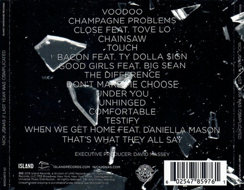 Nick Jonas Last Year Was Complicated Target Edition Cd Nuevo