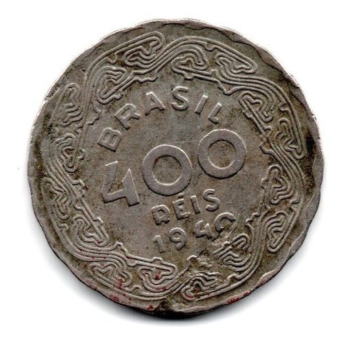 Brasil Moneda 400 Reis Año 1940 Km#547 Vargas