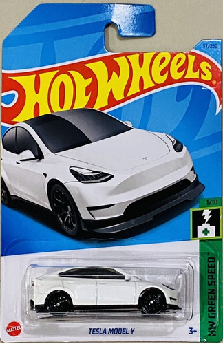 Hot Wheels - Tesla Model Y - Edicion Green Speed - Mattel - 