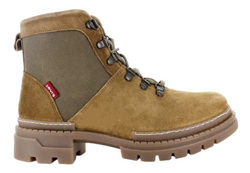 Levis Botin Casual Piel Beige Para Mujer 81536