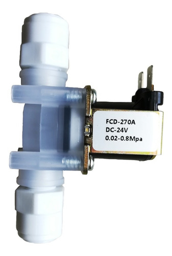 Válvula Solenoide 3/8 X 3/8 24vdc Auto Apagado Ósmosis  