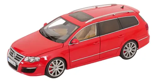 Miniatura Carro Vw Passat R36 Variant 2009 Vermelho 1:18 Nzg