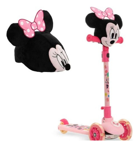 Scooter Disney Minnie Con Luz Color Rosa Minni