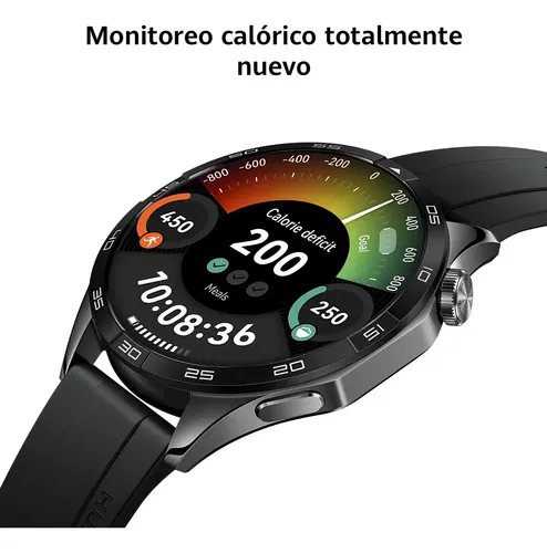 HUAWEI WATCH GT 4 ブラック Smartwatch Huawei Watch GT 4 de 46 mm Preto com GPS e Medidor de