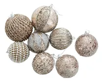Comprar Adornos Para Árboles De Navidad Adornos 8 Piezas Redondas