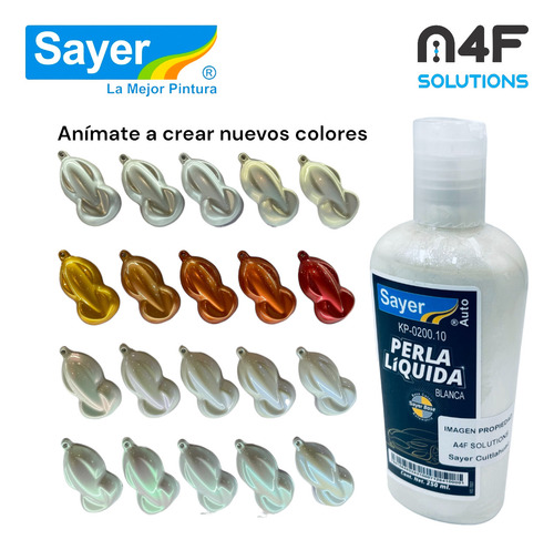 Perla Líquida Sayer Automotiva Kp-0337 Azul Fino Aperlado