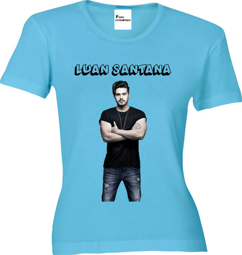 Camiseta, Baby Look, Regata, Cropped Luan Santana