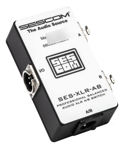 Sescom Ses-xlr-ab Pro Grade Xlr Audio Equilibrada Pasivo 2 1