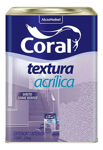 Textura Acrilica Fosco 25kg Branco Coral