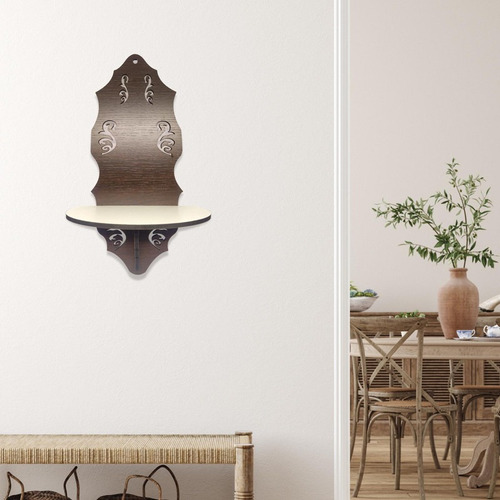 Prateleiras Para Colocar Imagens De Santos Até 31cm Cor Mdf