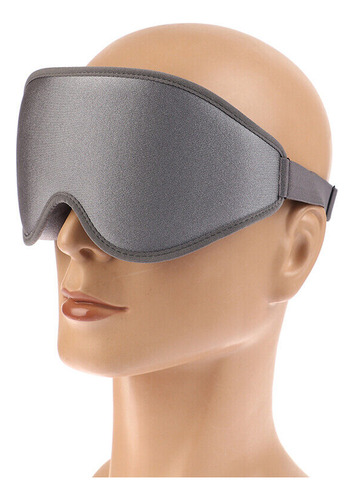 Máscara Gruesa Y Cómoda Para Dormir En 3d, De Cobertura Blan