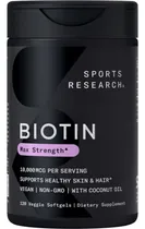 Comprar Biotina Sport Research 10,000mcg 120 Cápsulas Alta Potencia