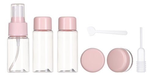 Set De Botellas De Viaje Con Contenedor De Maquillaje, Kit D