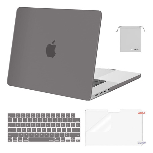 Funda Rígida Mosiso Para Macbook Pro 16  2485 Gray