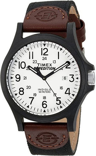 Reloj Hombre Timex Con Luz Indiglo 40 Mm Wr 50m Tw4b082009j