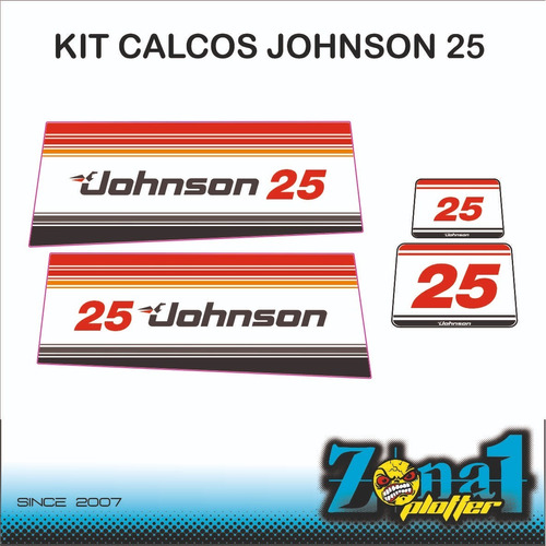 Calcos Johnson 25