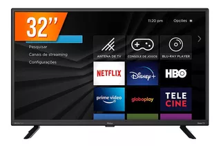 Smart Tv Led 32 Hd Philco Roku Ptv32g70rch 2 Hdmi 1 Usb Wifi