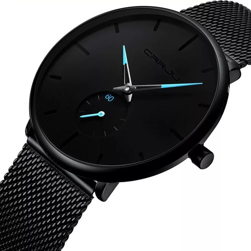 Relógio Masculino Casual Esportivo Luxo Crrju A Prova D'água