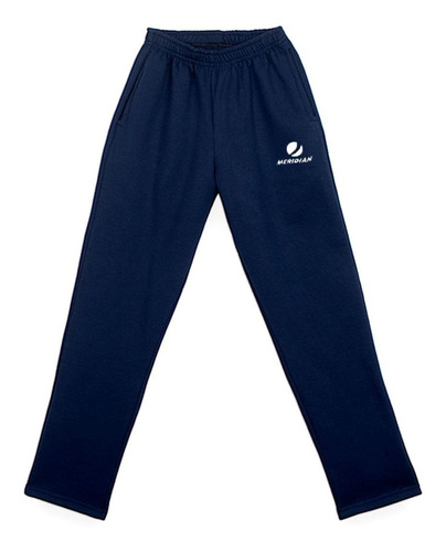 Pantalon Meridian Colegial Frisa Azu De Niños